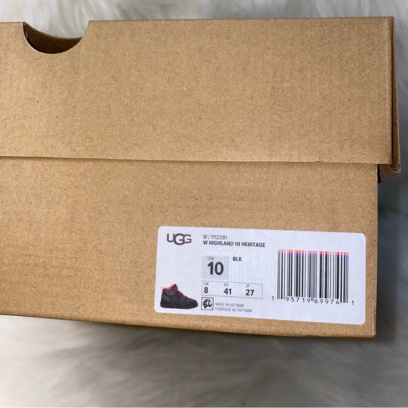 UGG Highland Hi Heritage sneakers size 10 New in box - Picture 11 of 11
